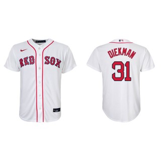 Youth Red Sox Jake Diekman White Replica Home Jersey