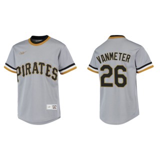 Youth Pirates Josh VanMeter Gray Cooperstown Collection Jersey