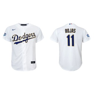 Youth Miguel Rojas White Gold Gold Program Replica Jersey