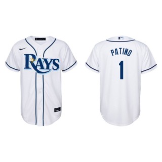Youth Rays Luis Patino White Replica Home Jersey