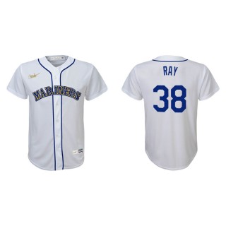 Youth Robbie Ray Mariners White Cooperstown Collection  Jersey