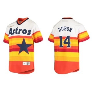 Youth Houston Astros Mauricio Dubon White Cooperstown Collection Jersey