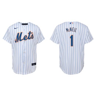 Youth Jeff McNeil Mets White Replica Home Jersey