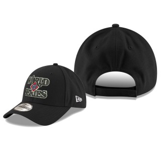 Youth Washington Nationals Black 2019 National League Champions Locker Room 9FORTY Adjustable Hat