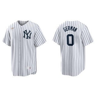 Youth Domingo German White Cooperstown Collection Jersey
