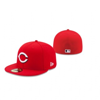 Youth Reds Red Authentic Collection 59FIFTY Fitted Hat