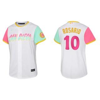 Youth Eguy Rosario White City Connect Replica Jersey