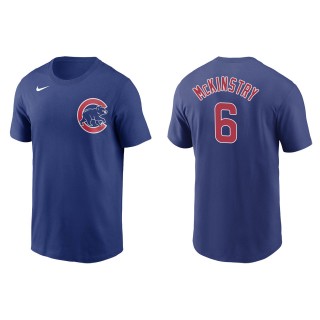 Men's Chicago Cubs Zach McKinstry Royal Name & Number T-Shirt
